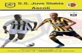 Match Programme Juve Stabia - Ascoli