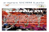 e-news UCIIM Lazio Febbraio 2013 Speciale Benedetto XVI