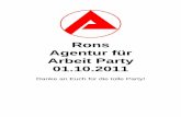Rons Agentur für Arbeit Party