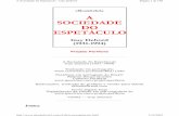 A sociedade do espetáculo - Guy Debord