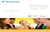 Daikin Siesta Sky Air ACQ/ABQ/AHQ Klimalar