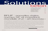 Solutions béton OA 2013-6 Nouvelles règles et nouvelles norme NF des BFUP