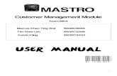 MASTRO User Manual