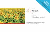 Kampagnenpublikation Nr. 2 – "Wir sind klimabewusst!" der Gemeinde Ittigen
