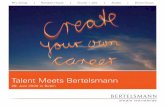 Talent Meets Bertelsmann Flyer