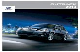 Brochure Subaru Outback 2013