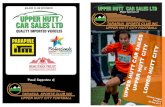 Upper Hutt City Football - Match Programme, 25 May 2014