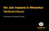 Ein Jahr Implenia in Winterthur