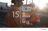 15 bonnes raisons de choisir un Metso NP15