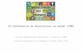 IV Conferência Brasileiros no Mundo