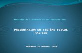 Presentation du systeme fiscal haitien