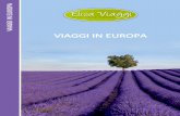 VIAGGI IN EUROPA - Elisa Viaggi