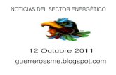 NOTICIAS DEL SECTOR ENERGÉTICO 12 Octubre 2011