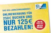 Jubiläums-Angebot Online-Werbung gea.de