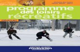 2010-2011 Winter Recreation Program Guide French
