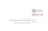 Angelo Saccà / Università di Torino Unito People e la PA in 140 caratteri
