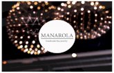 Lookbook Manarola handmade fine jewelry printemps été 2014