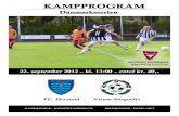 FC Øresund - VSB kampprogram