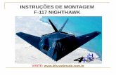 4FLY - Aeromodelismo Elétrico - Instruções de Montagem KIT F-117 Nighthawk