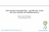 Det danske energiforlig – og lidt om, hvad det kan betyde for kølebranchen