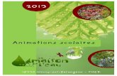 Brochure animations nature scolaires