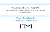 [KONFERENCIJA] Primjeri zanimljivih projekata - Vukovarsko-srijemska županija