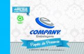 Catalogo Company Papéis