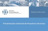 Presentación General Arista Consultores en RRHH - Perú
