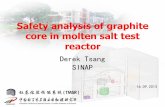 Presentation: Safety analysis of graphite core in molten salt test reactor