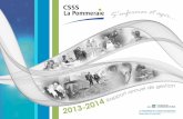 Rapport annuel de gestion 2013-2014 - CSSS La Pommeraie