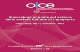 30° rilevazione annuale OICE - anno 2014