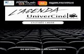 Agenda Univerciné Septembre-Décembre 2014