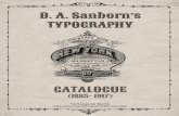 Sanborn Vintage Typography Complete Catalog Bundle