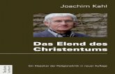 Joachim Kahl Elend des Christentums Leseprobe