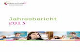 éducation21 | Jahresbericht 2013