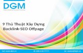 9 thủ thuật xây dựng backlink seo offpage