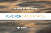 Geonovas - Compilação de índices de conteúdos 1981-2014