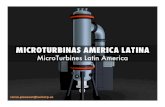 Microturbinas America Latina. MicroTurbines Latin America.