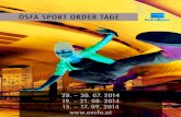 Sport Order Tage 2. HJ 2014