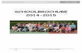 Schoolbrochure 2014 2015