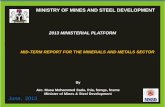 MP2013: Presented by the Federal Ministry fof Mines and Steel Development