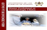 Master Profesional en Anestesiología Clínica