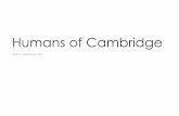 Humans of Cambridge Sponsorship Information
