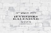 Jevrejski kalendar 5775