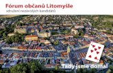 Volební program Fóra občanů Litomyšle 2014