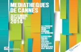 Programme des médiathèques de Cannes - septembre à décembre 2014