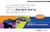 Programme 6e Convention Nationale des Avocats