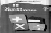 Números y operaciones 11 - Santillana -