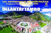 140° Aniversario de Creación Política del Distrito de Ollantaytambo