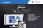 pressmind ® pPaper - Ihr persönliches Bücherregal für Online Kataloge und Magazine